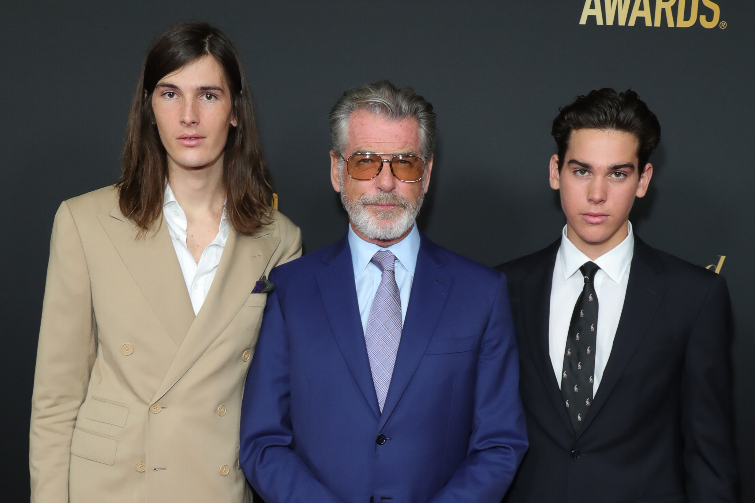 Pierce Brosnan and his sons