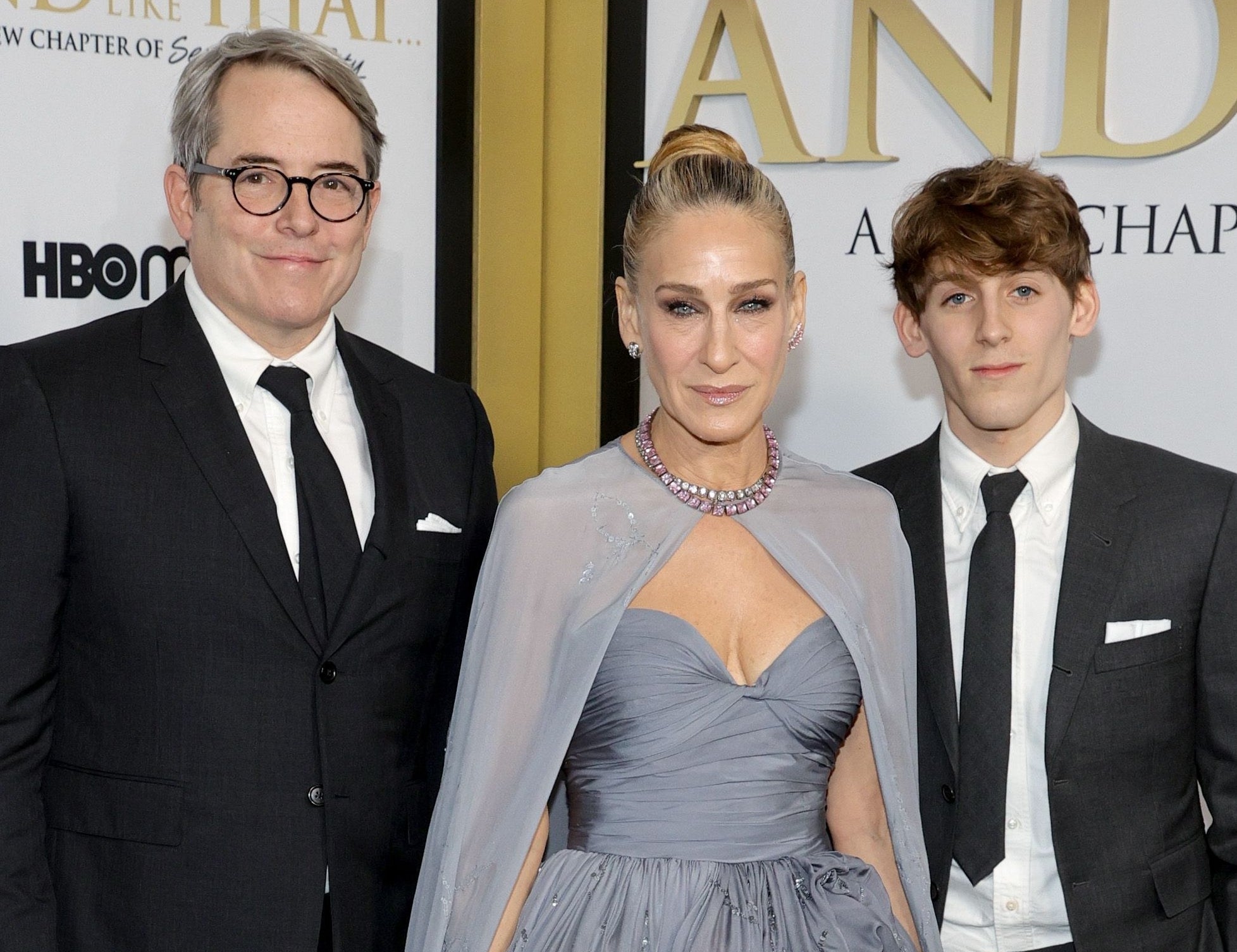 Matthew Broderick, Sarah Jessica Parker, and their son James