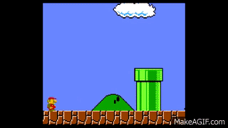 Screenshot of &quot;Super Mario Bros.&quot;