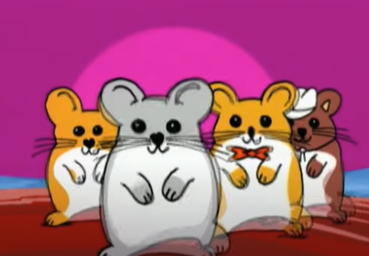 Cartoon hamsters