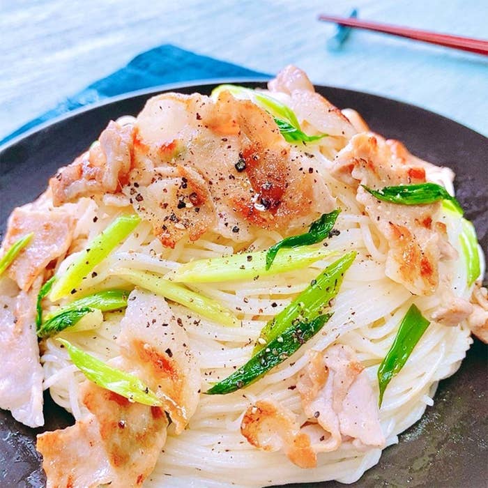 無限ねぎ塩油そうめん めんつゆなしで激ウマ レシピ 作り方 Tasty