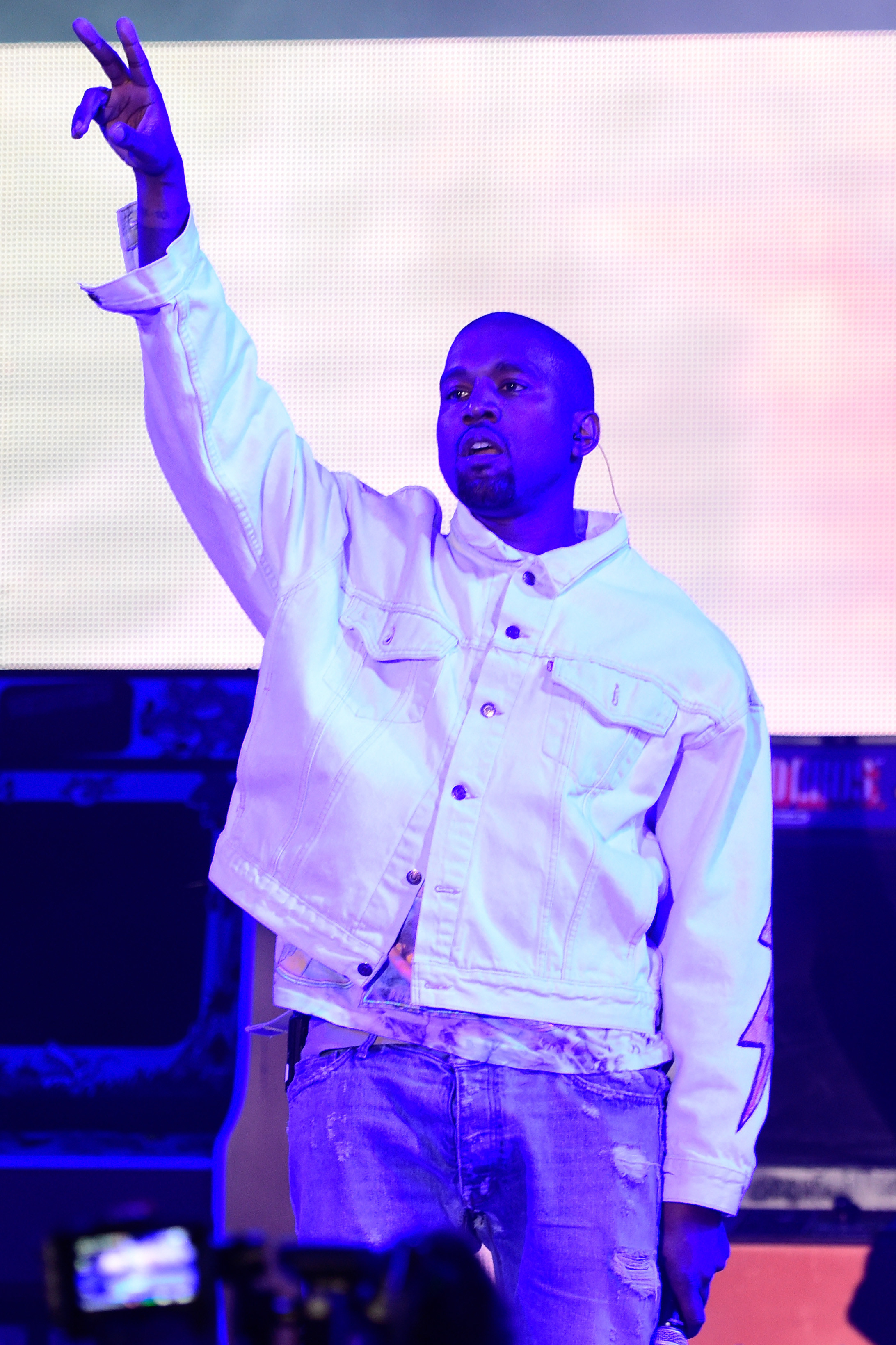 Kanye West performs onstage during day 1 of the 2016 Coachella Valley Music &amp;amp; Arts Festival Weekend 1 at the Empire Polo Club on April 15, 2016