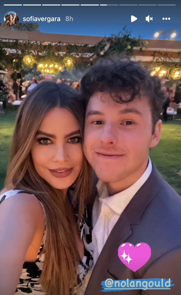 Sofia Vergara and Nolan Gould