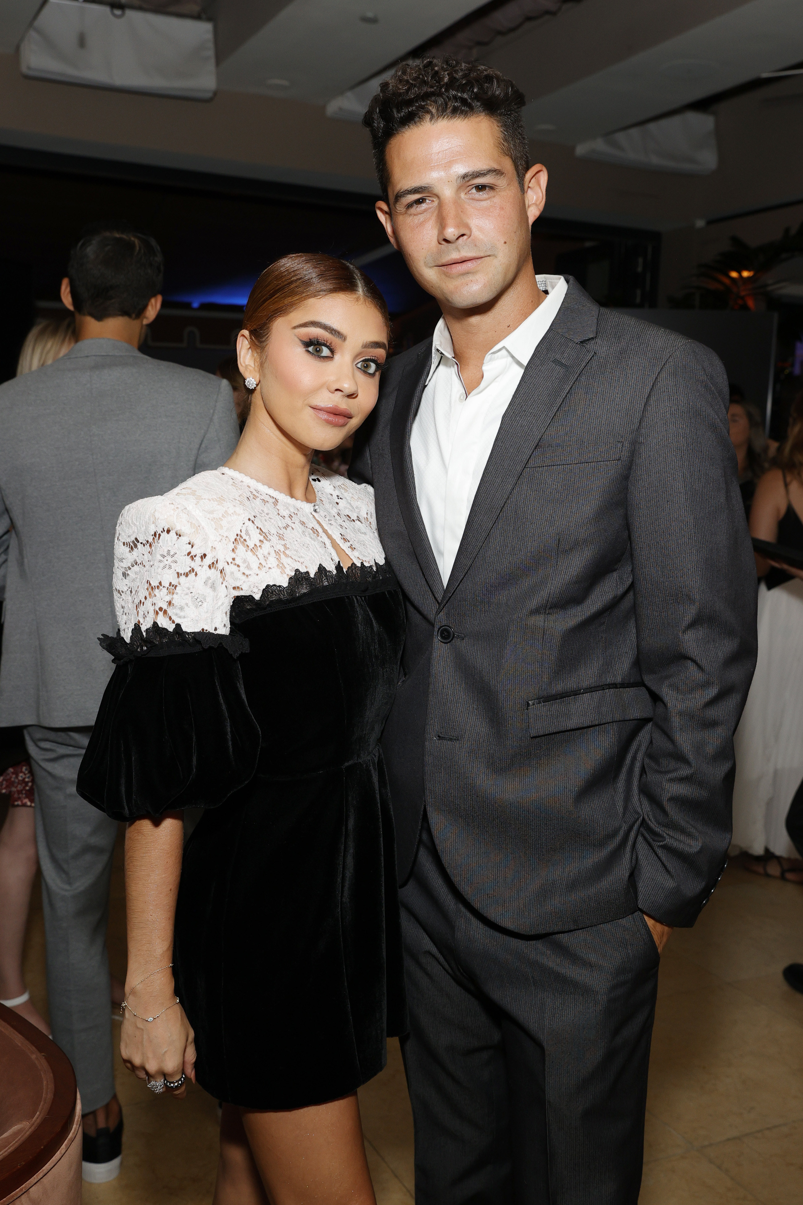 Sarah Hyland and Wells Adams