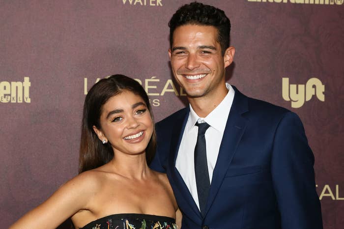 Sarah Hyland and Wells Adams