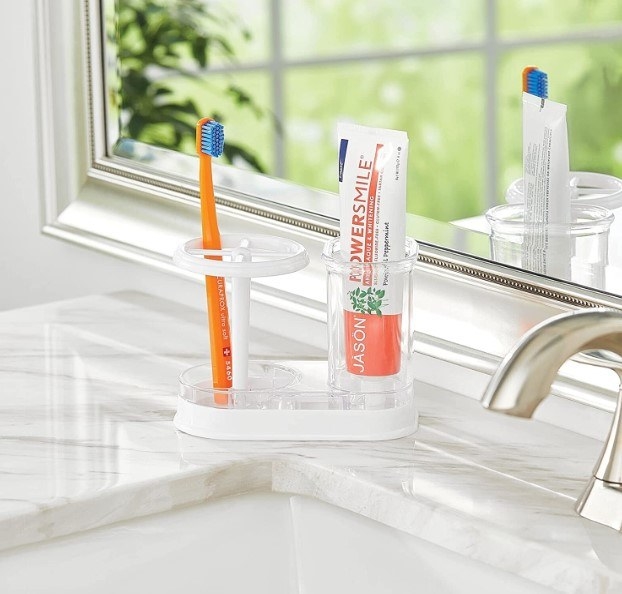 Soporte organizador para cepillo de dientes
