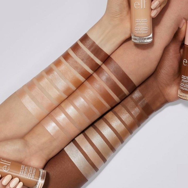swatches of the product