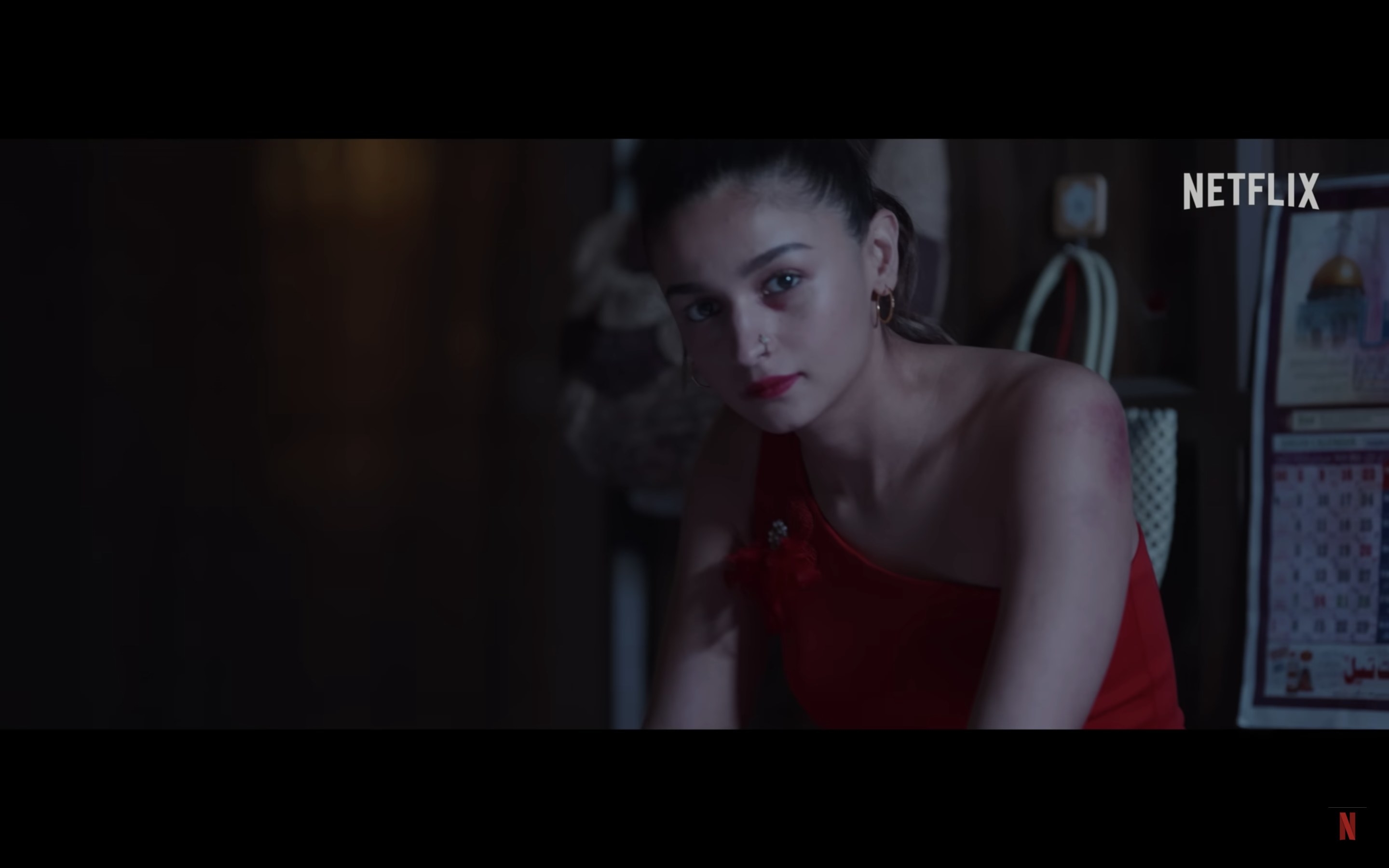 Alia Bhatt in a still from Darlings