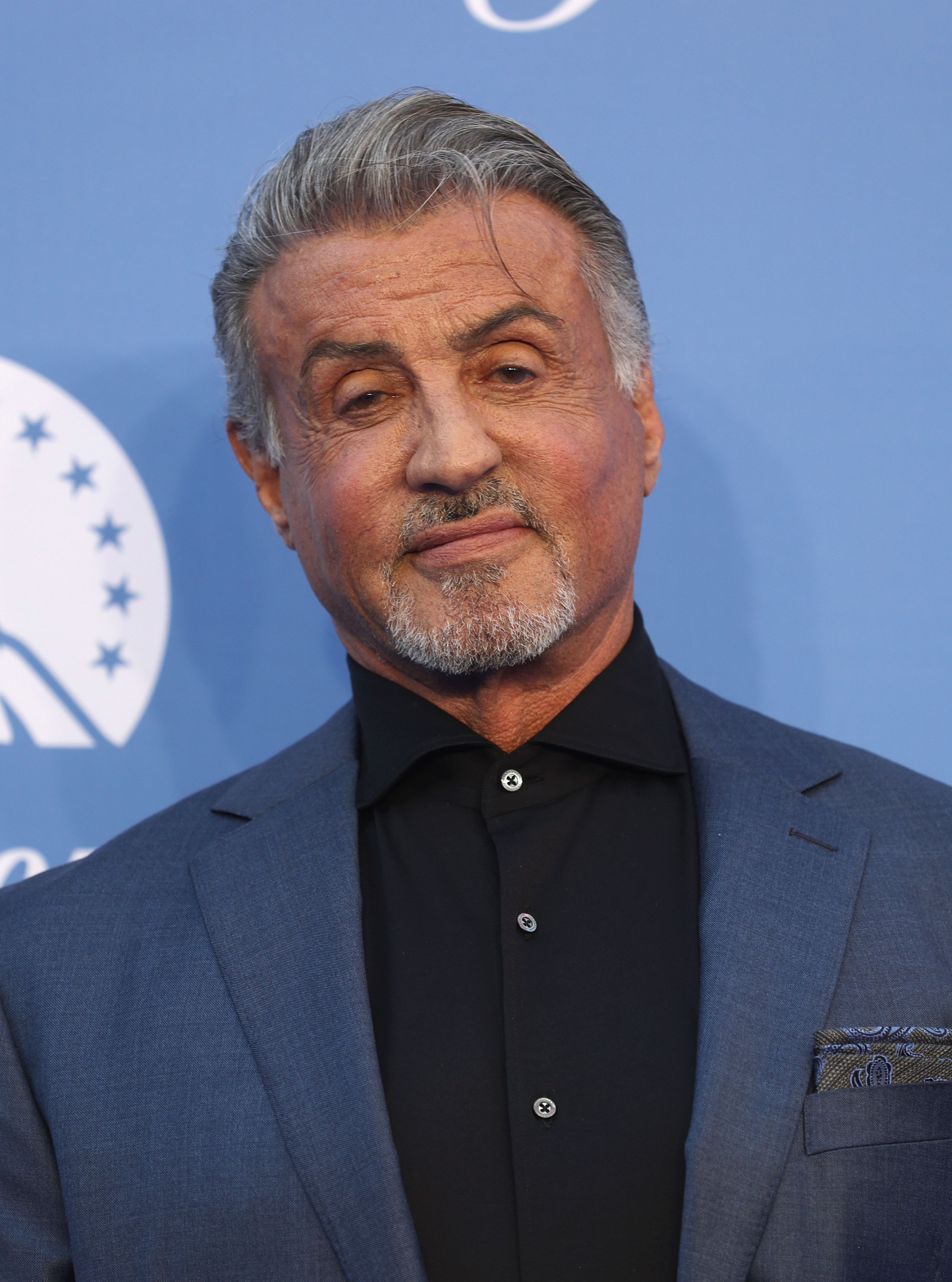 Sylvester Stallone poses at the Paramount+ UK launch in London on June 20, 2022