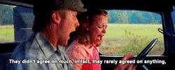Ryan and Rachel arguing in a car in The Notebook