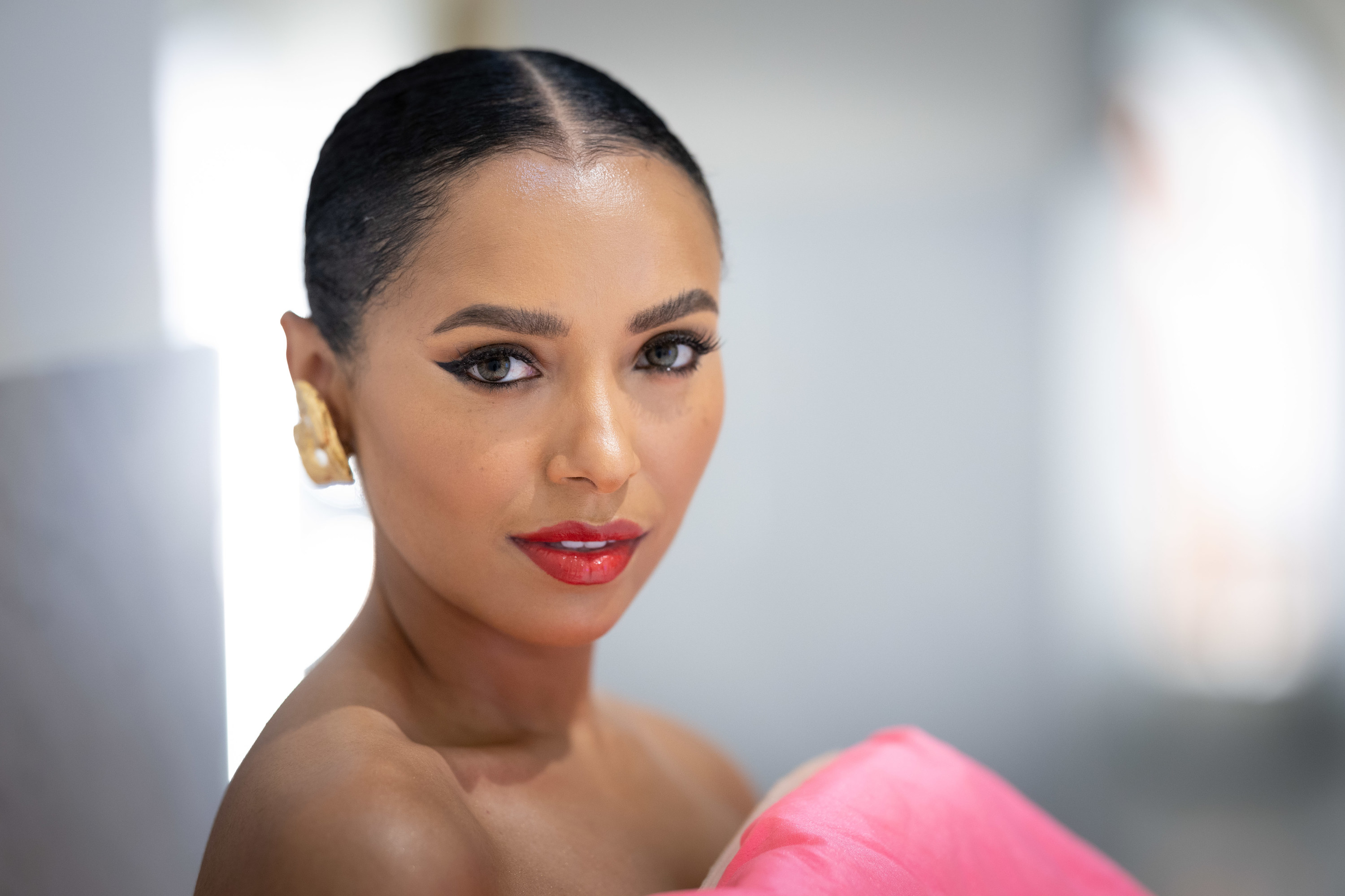 Kat Graham is photographed during the Cannes film festival on May 17, 2022