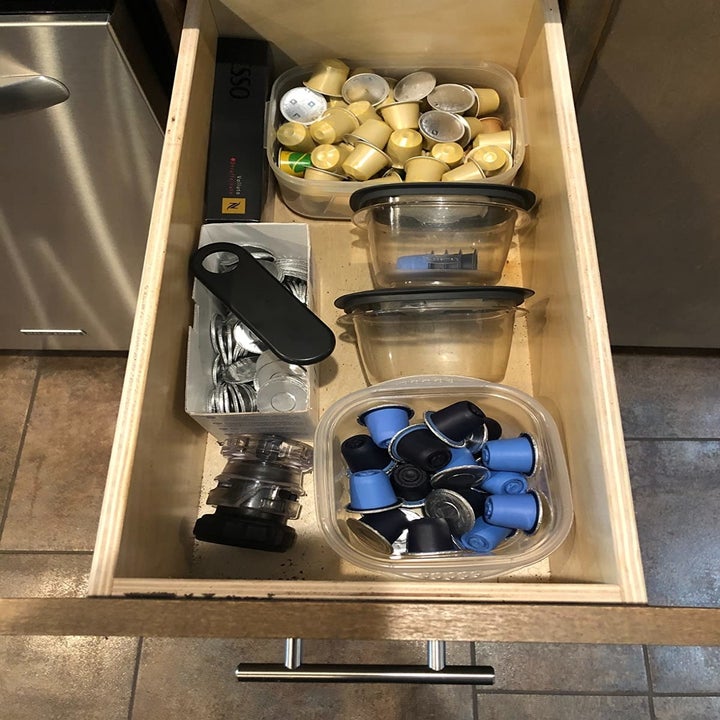 the kit in a reviewer's drawer