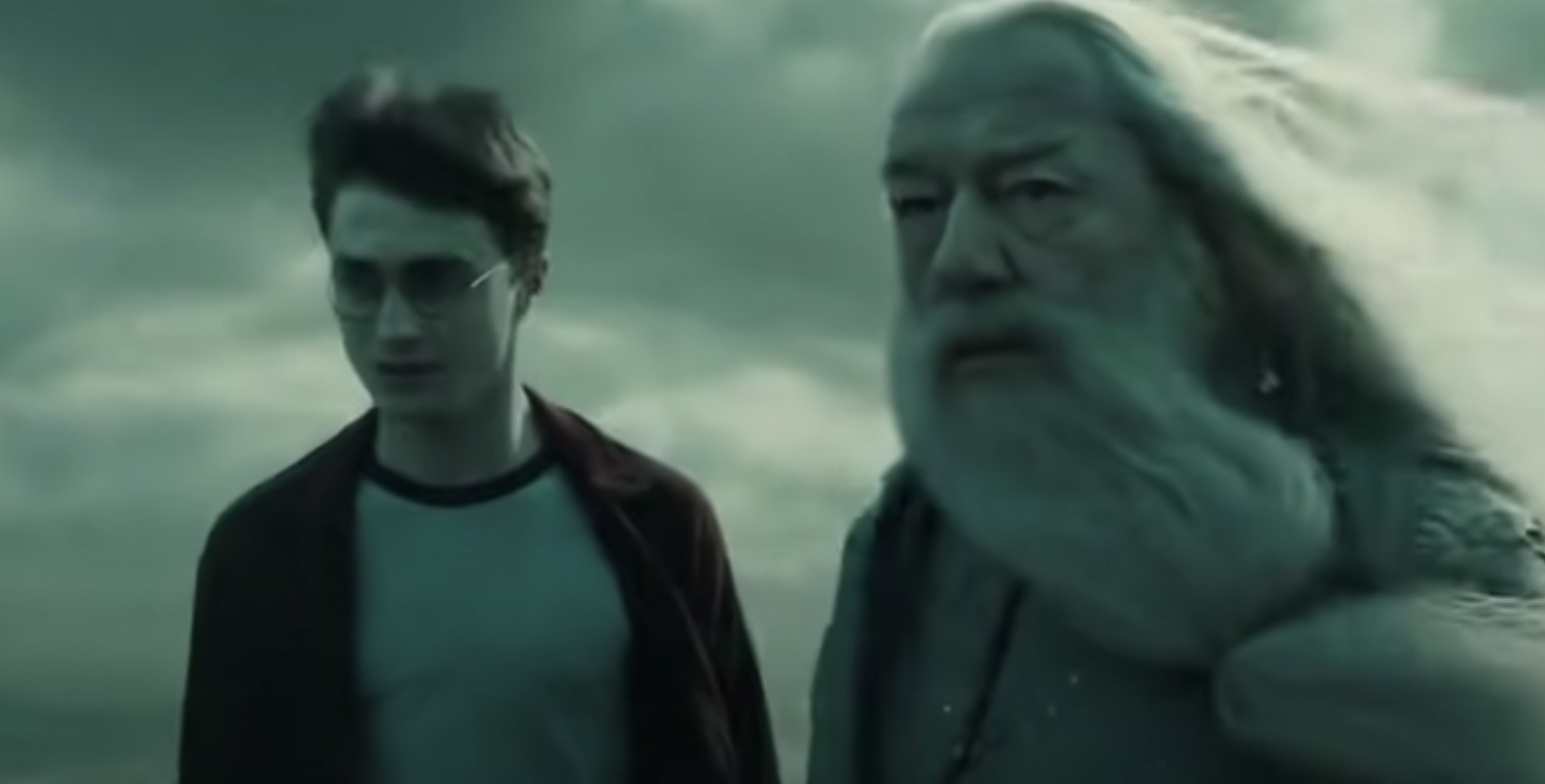 Harry with Dumbledore