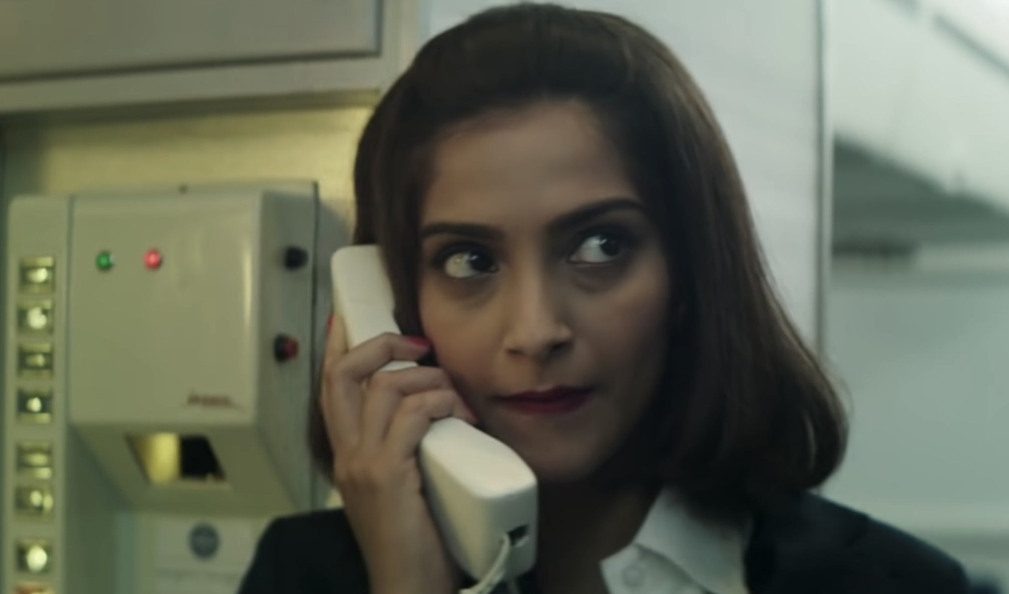 Sonam Kapoor answers a phone
