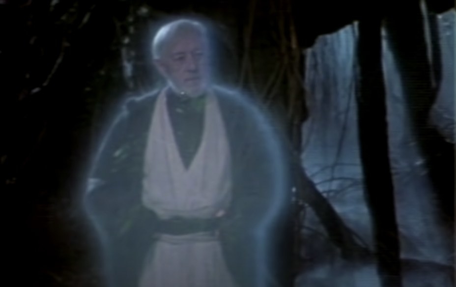 Ghostly image of Obi-Wan from Return of the Jedi