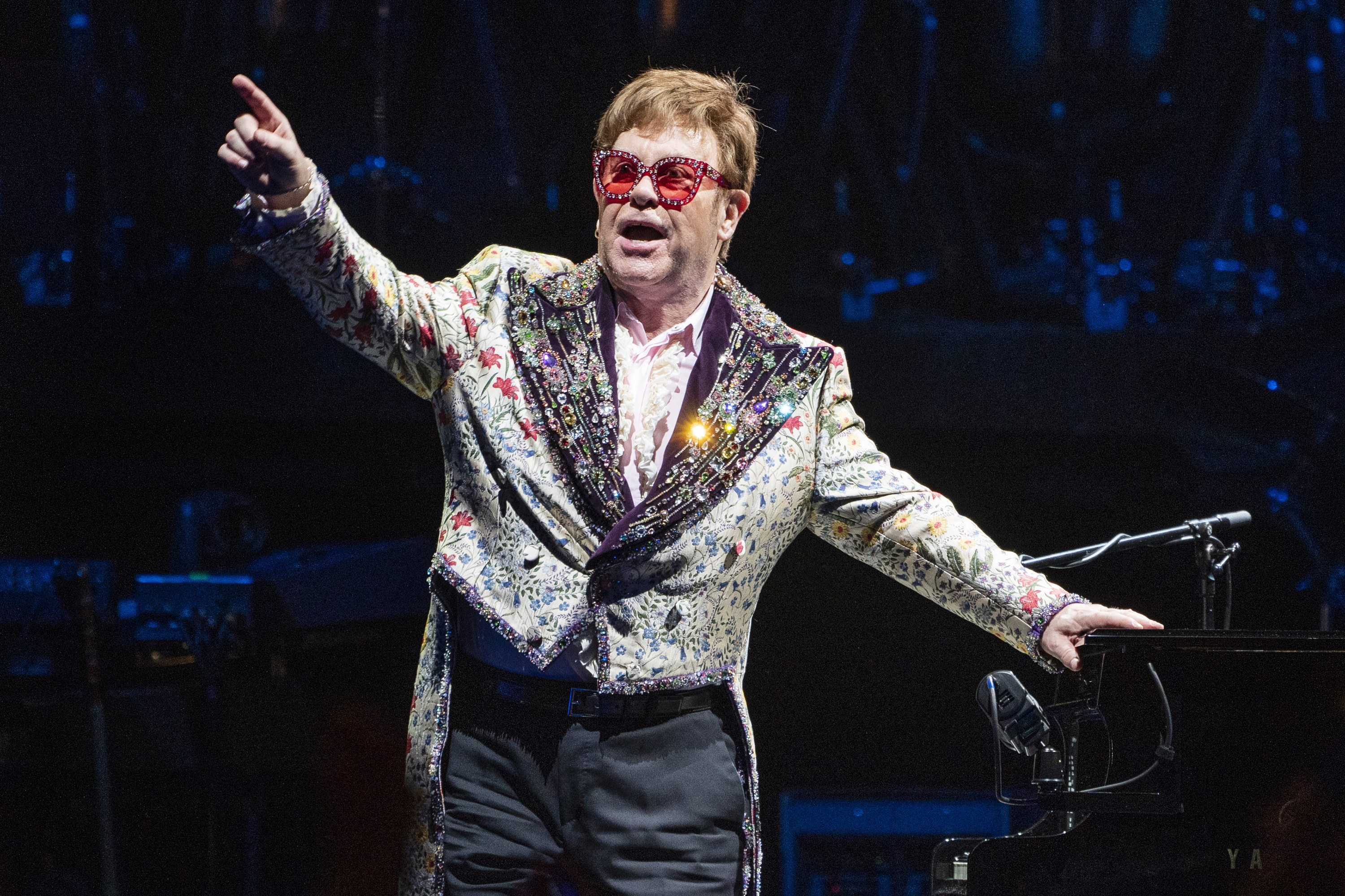 Elton John onstage