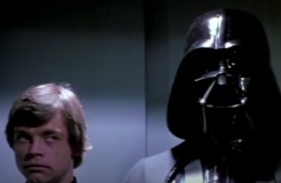Luke and Darth Vader