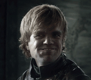 Tyrion moves his eyebrows up and down