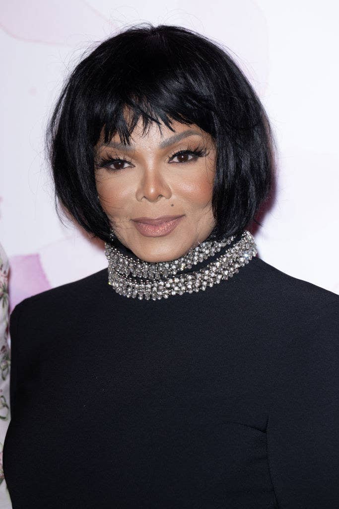 Closeup of Janet Jackson