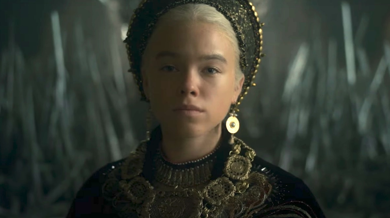 A close up of Rhaenyra Targaryen