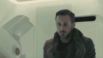 Ryan Gosling as Officer K in &quot;Blade Runner 2049&quot; saying &quot;It&#x27;s all gone&quot;