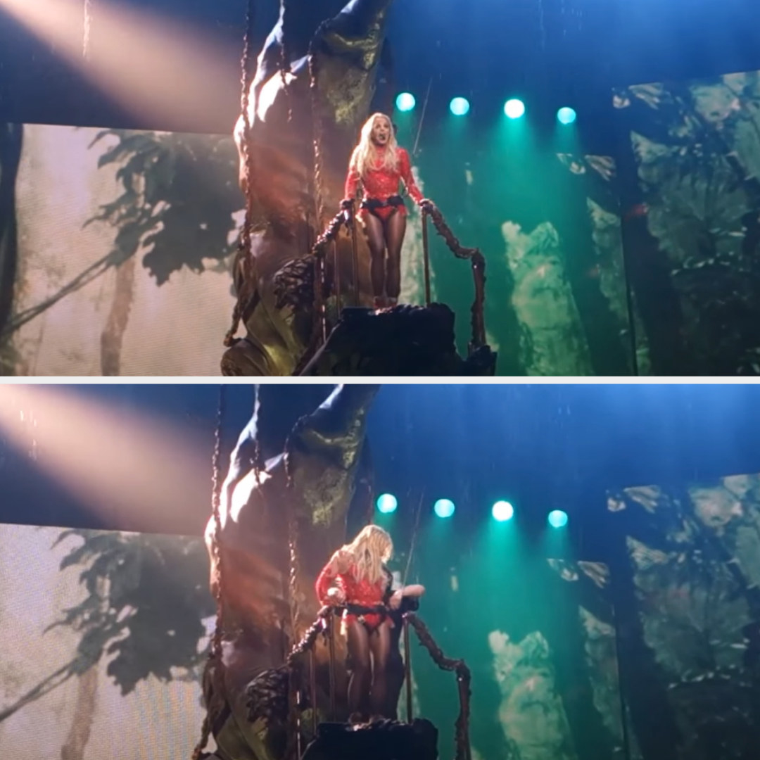 Britney Spears onstage