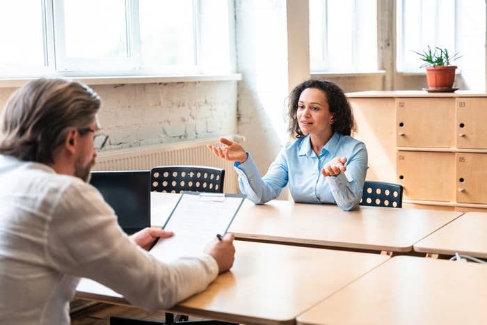 A job interview