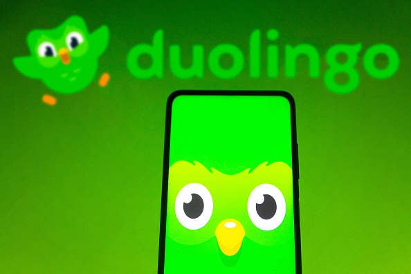 the duolingo app