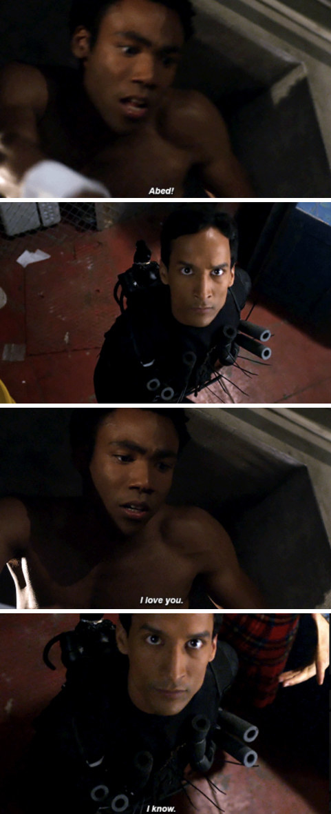 Donald Glover and Danny Pudi on &quot;Community&quot;