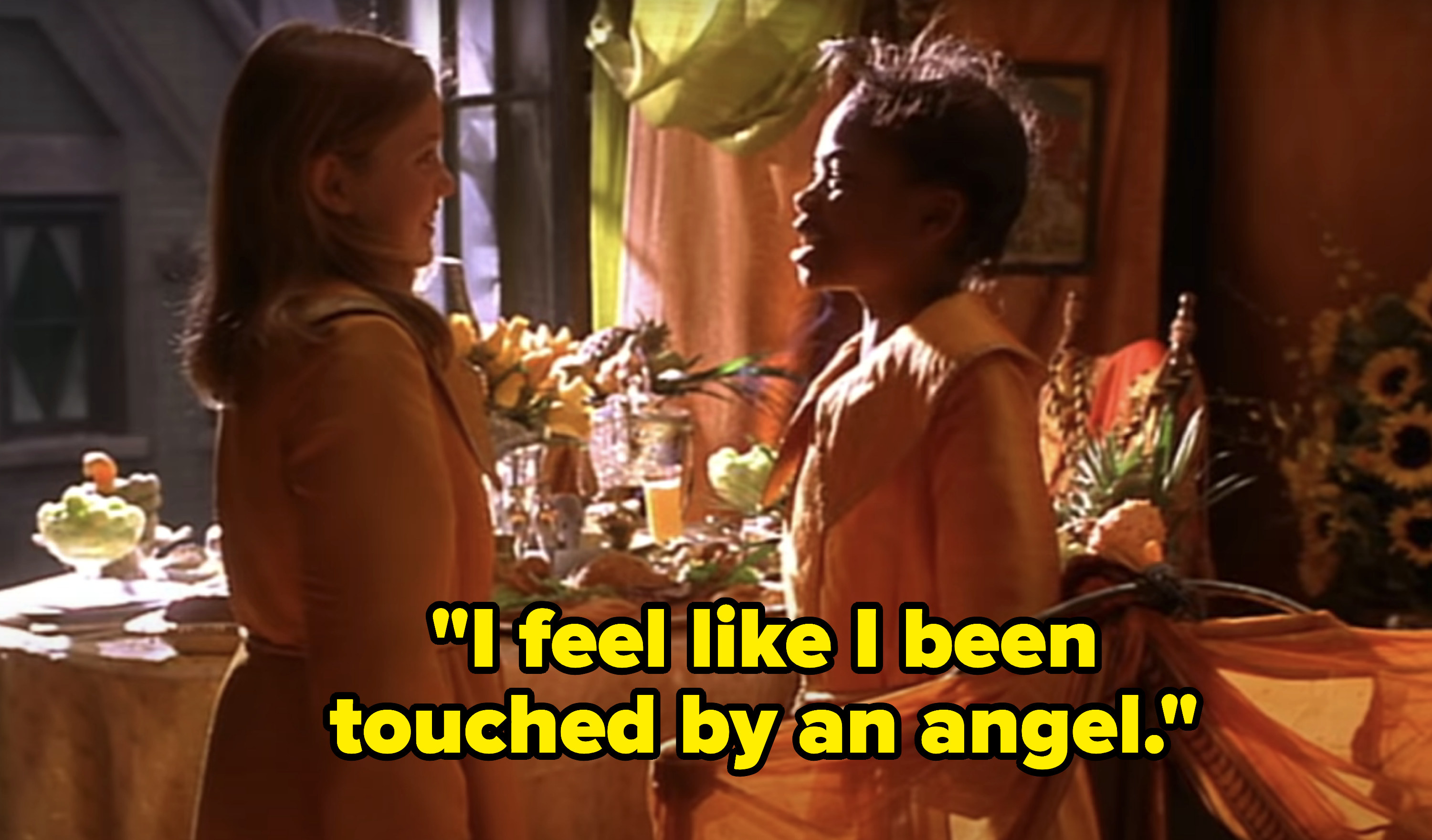 Girl says, &quot;I feel like I been touched by an angel&quot;