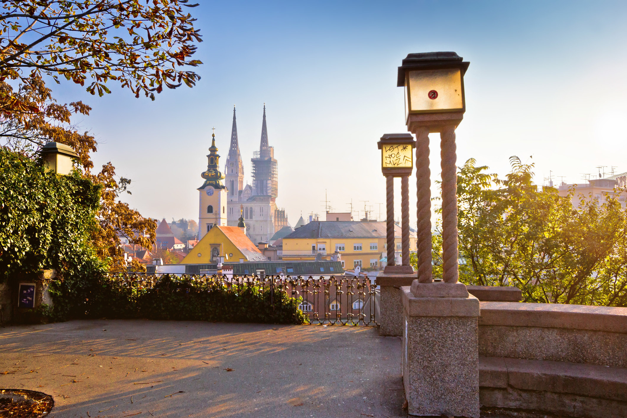 A view of Zagreb, Croatia.