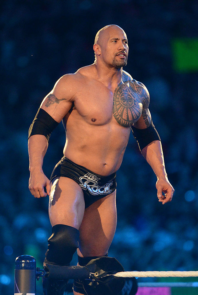 The Rock wrestling