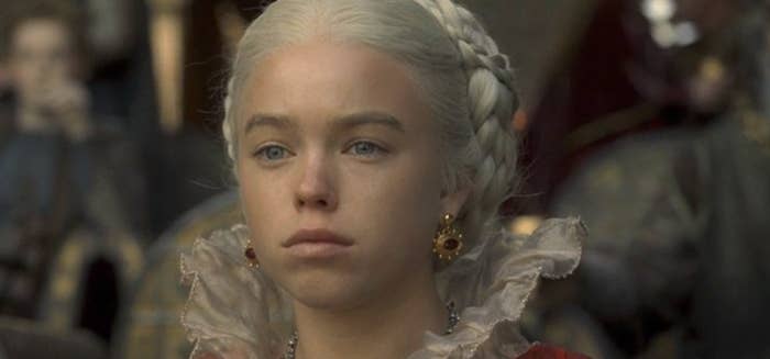 A closeup of Rhaenyra Targaryen