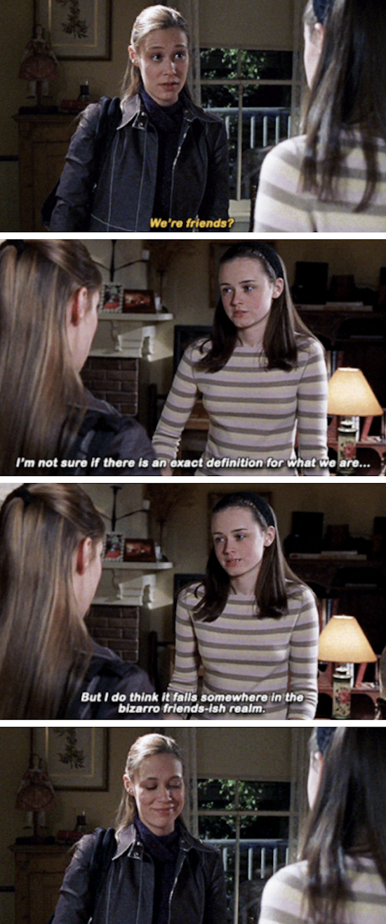 Alexis Bledel and Liza Weil in &quot;Gilmore Girls&quot;