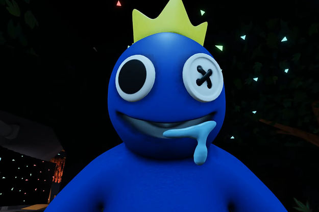 BLUE FROM ROBLOX RAINBOW FRIENDS, 3D FAN ART