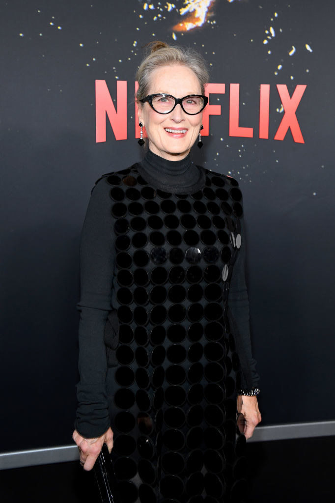 Streep at a Netflix premiere