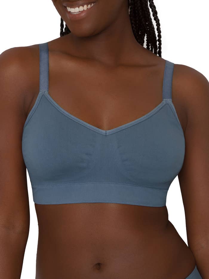 Compatible with Avia Women's High Compatible with Impact Wireless Sports  Bra, New Silver at  Women's Clothing store