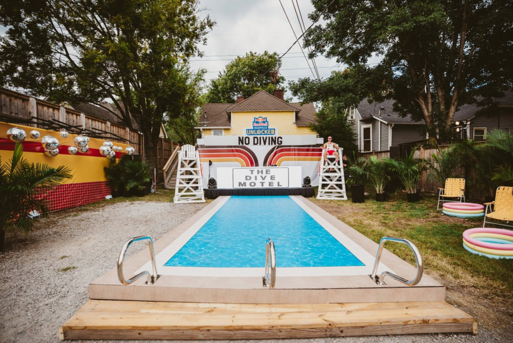 The Dive Motel pool