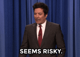 Jimmy Fallon saying &quot;Seems Risky&quot; on &quot;The Tonight Show&quot;