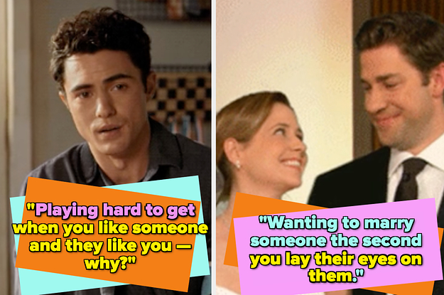 Darren looking at someone vs Jim and Pam looking at each other