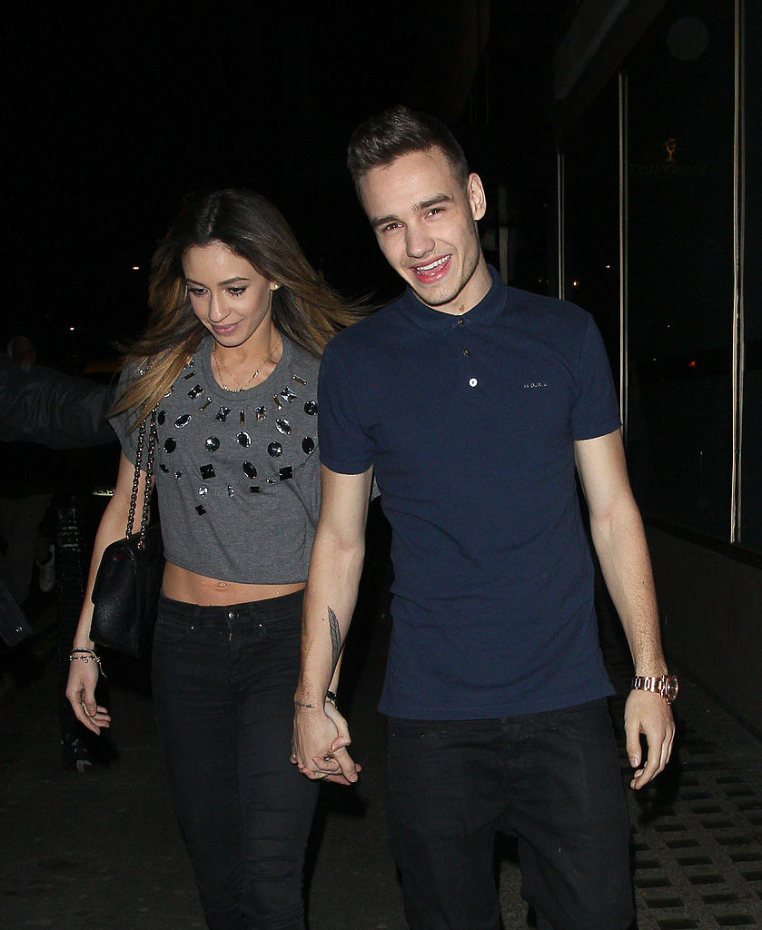 Liam and Danielle holding hands