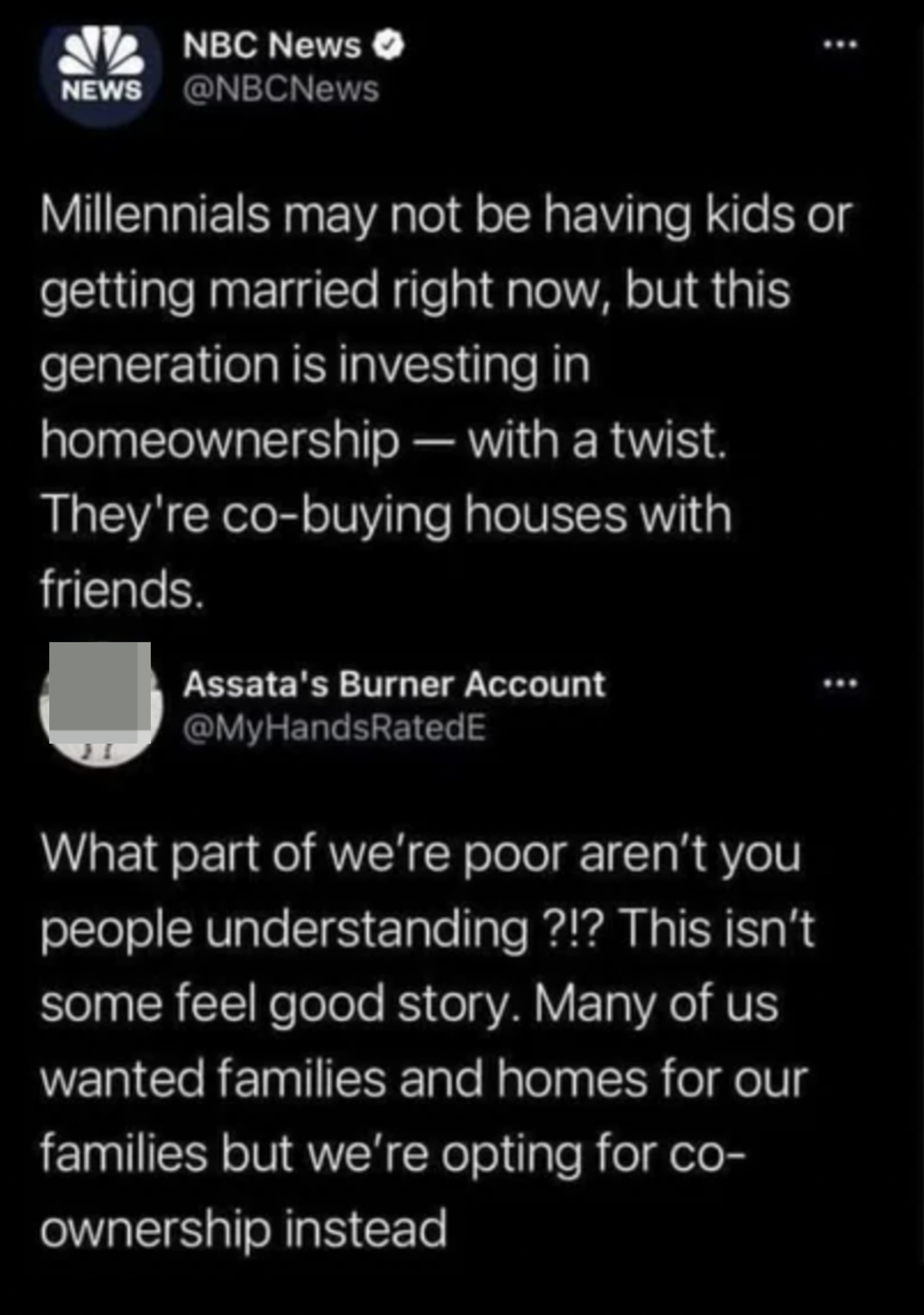 person explaining why millennials are co-buying houses