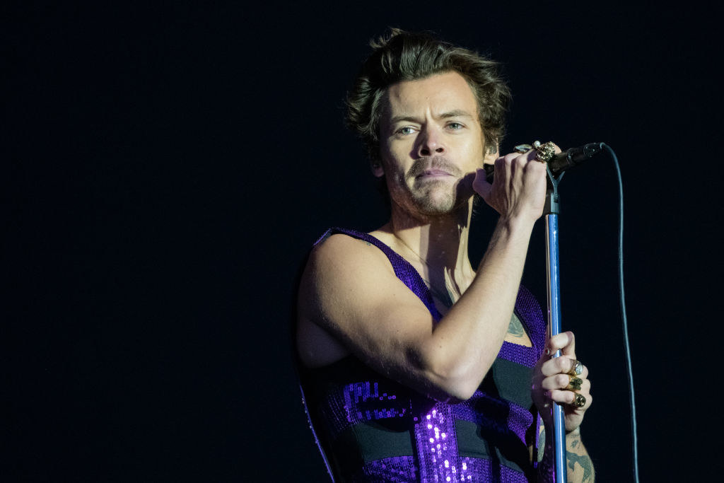 close up of harry on stage