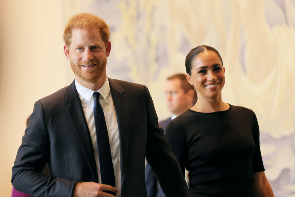 close up of Harry and Meghan