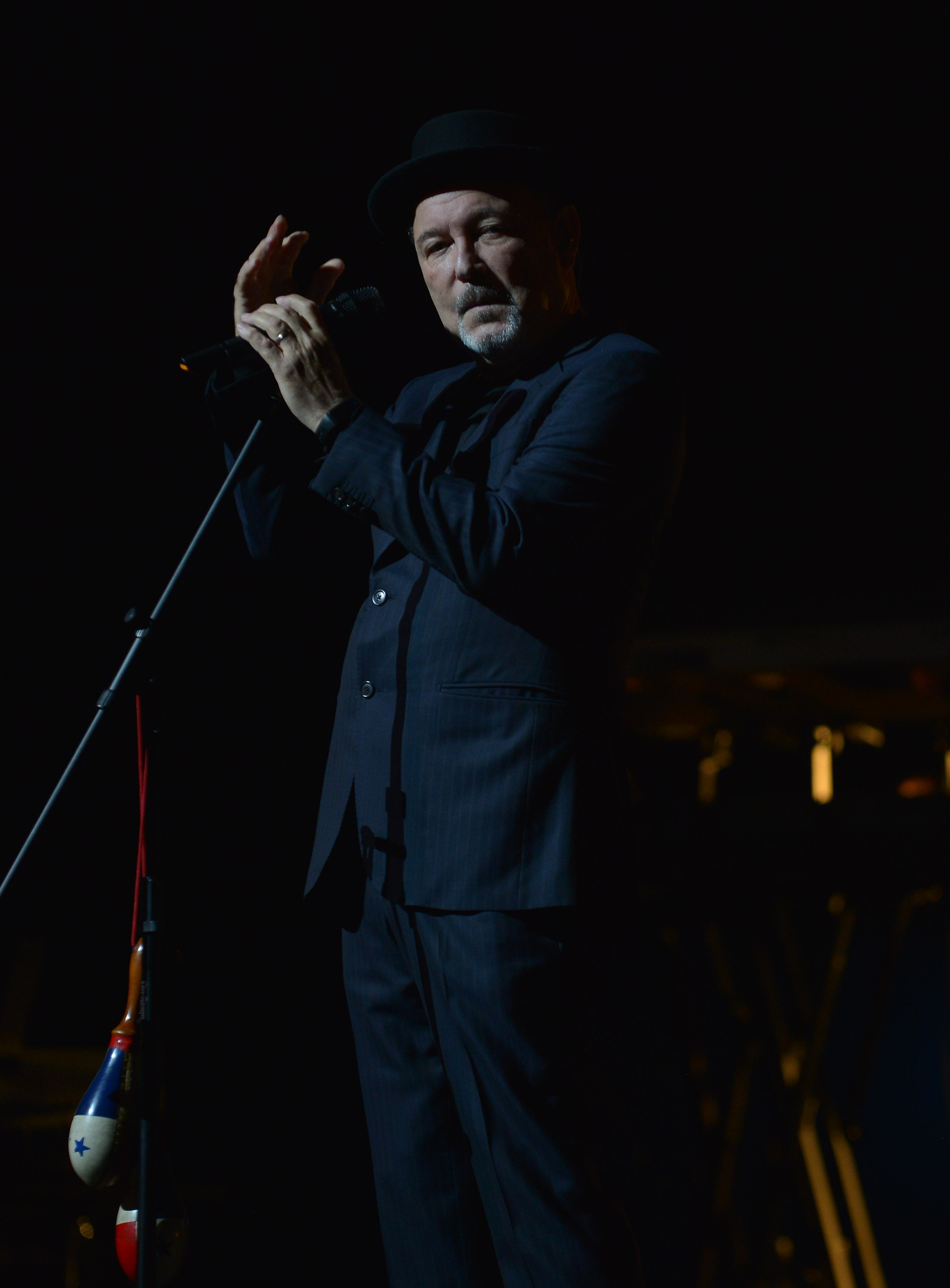 Ruben Blades performs live on stage