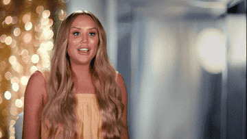 GIF of Charlotte Crosby saying, &quot;I&#x27;m so in love.&quot;
