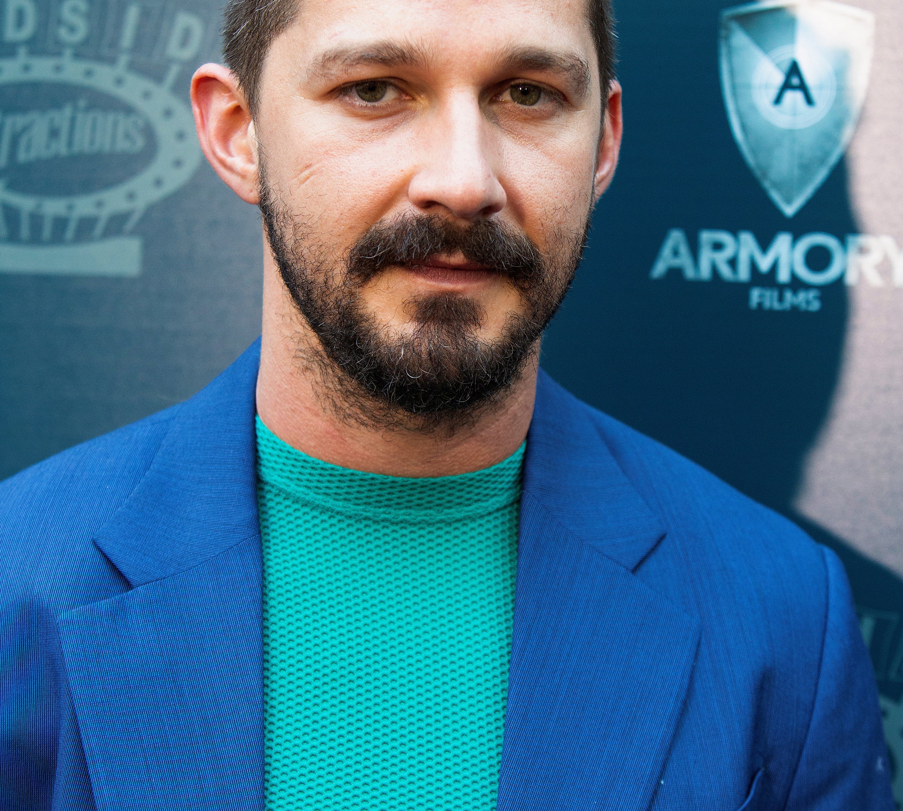 Shia LaBeouf arrives for the screening of the film The Peanut Butter Falcon in Los Angeles, California, U.S., August 1, 2019.