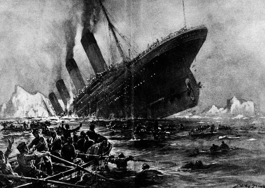 Drawing of the Titanic