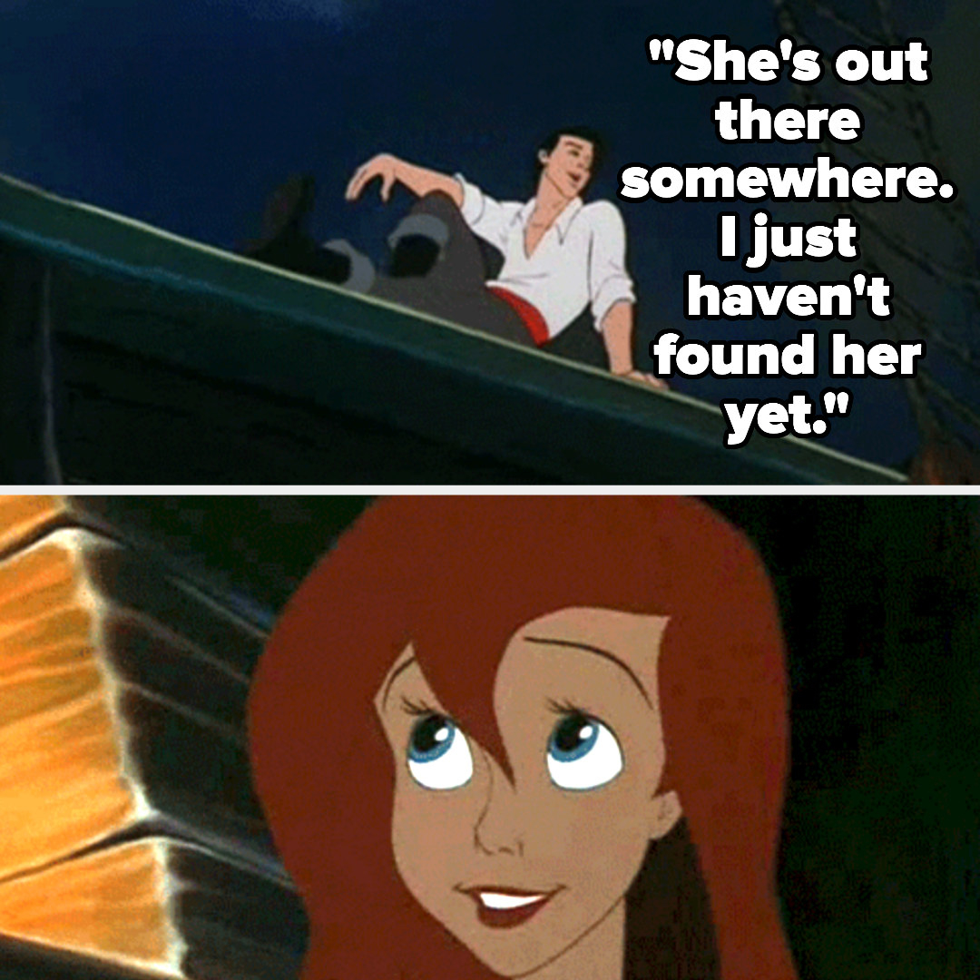 cartoon character saying, she&#x27;s out there  somewhere I just haven&#x27;t found her yet