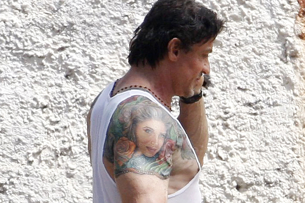 Sylvester Stallone:first tatto by Marta01 on DeviantArt